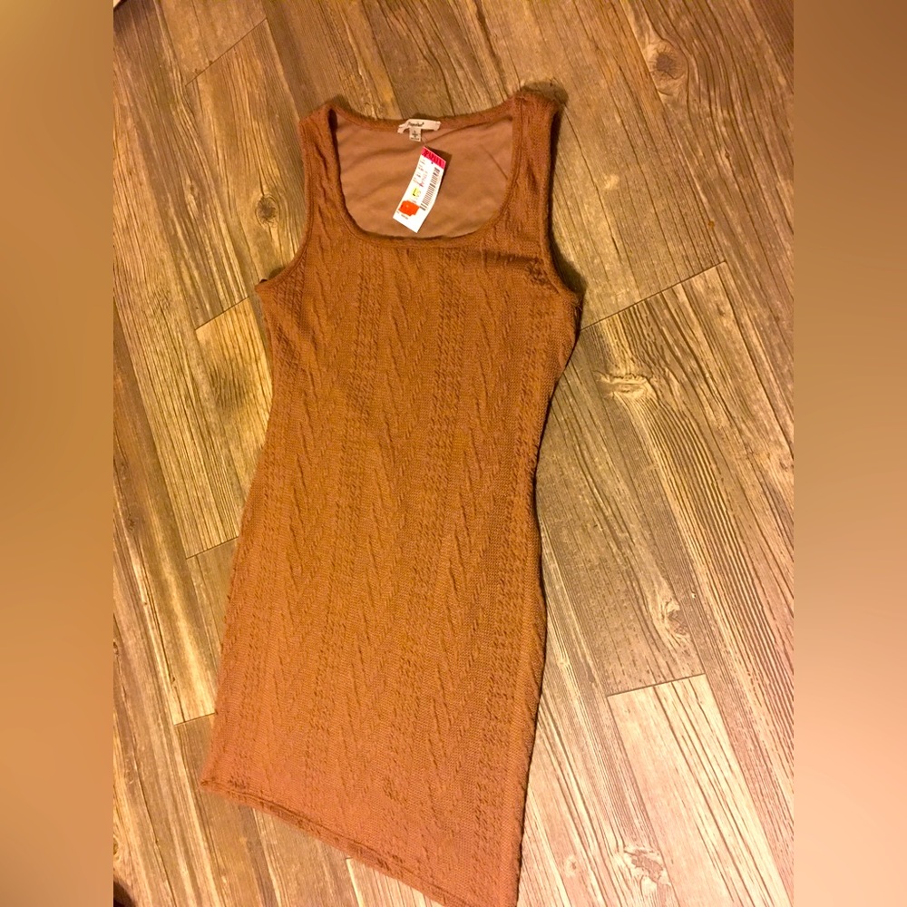 Papaya Knitted Dress